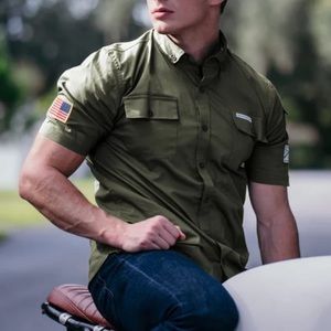 Grunt Style Garage Buttondown Olive